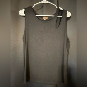 Black tank top